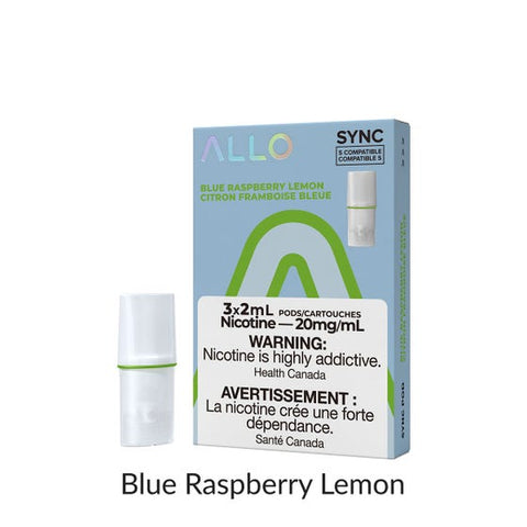 Allo Sync Pod Pack - Blue Raspberry Lemon 3/PK