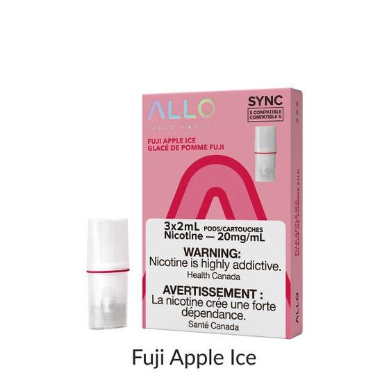 Pack de pods Allo Sync - Fuji Apple Ice 3/PK