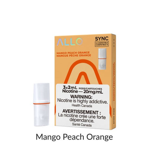 Allo Sync Pod Pack - Mango Peach Orange 3/PK