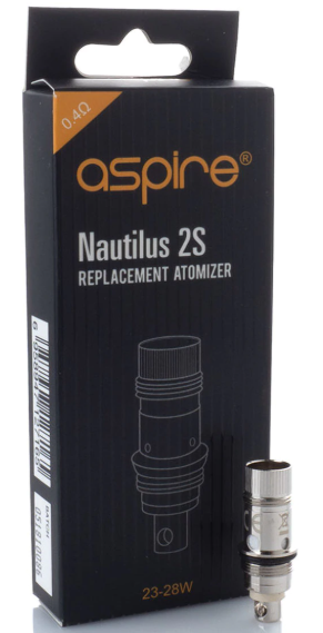 BOBINES DE REMPLACEMENT ASPIRE NAUTILUS 2S (LOT DE 5)